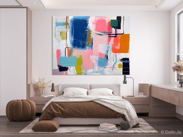 Large Wall Art Painting for Bedroom, Original Canvas Art, Oversized Modern Abstract Wall Paintings, Contemporary Acrylic Painting on Canvas-LargePaintingArt.com