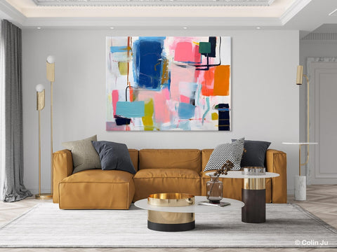 Large Wall Art Painting for Bedroom, Original Canvas Art, Oversized Modern Abstract Wall Paintings, Contemporary Acrylic Painting on Canvas-LargePaintingArt.com