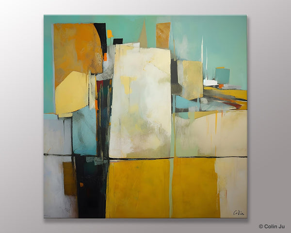 Modern Canvas Paintings, Contemporary Canvas Art, Original Modern Wall Art, Modern Acrylic Artwork, Large Abstract Painting for Bedroom-LargePaintingArt.com