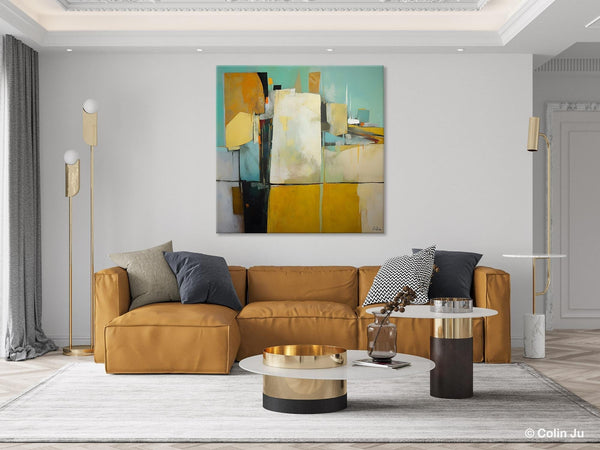 Modern Canvas Paintings, Contemporary Canvas Art, Original Modern Wall Art, Modern Acrylic Artwork, Large Abstract Painting for Bedroom-LargePaintingArt.com