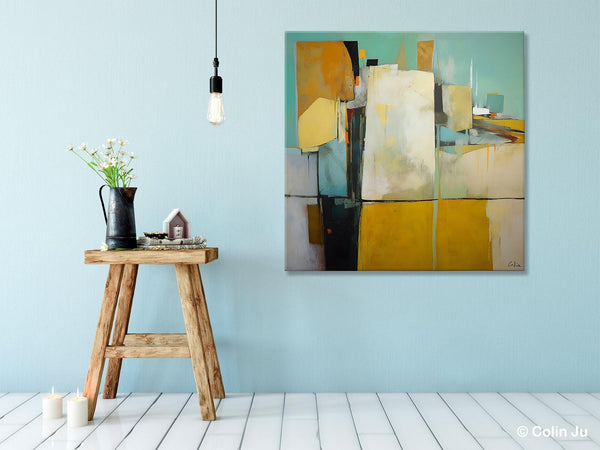 Modern Canvas Paintings, Contemporary Canvas Art, Original Modern Wall Art, Modern Acrylic Artwork, Large Abstract Painting for Bedroom-LargePaintingArt.com
