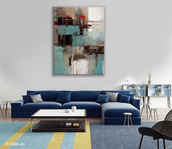 Original Canvas Art, Contemporary Acrylic Painting on Canvas, Large Wall Art Painting for Bedroom, Oversized Modern Abstract Wall Paintings-LargePaintingArt.com