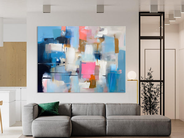 Large Wall Art Paintings, Simple Canvas Art, Contemporary Painting on Canvas, Original Canvas Wall Art for sale, Simple Abstract Paintings-LargePaintingArt.com