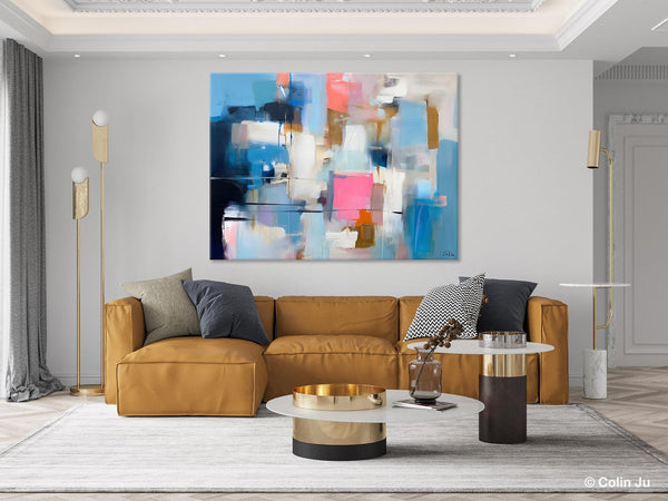 Large Wall Art Paintings, Simple Canvas Art, Contemporary Painting on Canvas, Original Canvas Wall Art for sale, Simple Abstract Paintings-LargePaintingArt.com
