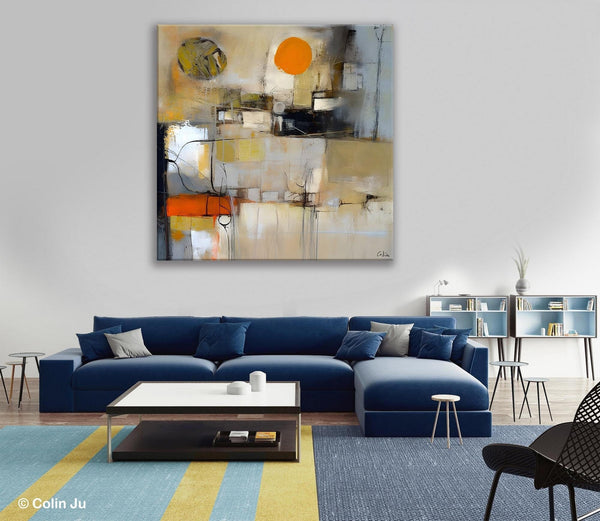 Large Abstract Art for Bedroom, Simple Modern Acrylic Art, Modern Original Abstract Art, Canvas Paintings for Sale, Contemporary Canvas Art-LargePaintingArt.com