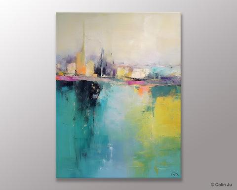 Large Wall Art Painting for Dining Room, Oversized Abstract Art Paintings,Original Canvas Artwork, Contemporary Acrylic Painting on Canvas-LargePaintingArt.com