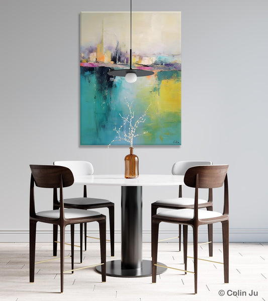 Large Wall Art Painting for Dining Room, Oversized Abstract Art Paintings,Original Canvas Artwork, Contemporary Acrylic Painting on Canvas-LargePaintingArt.com