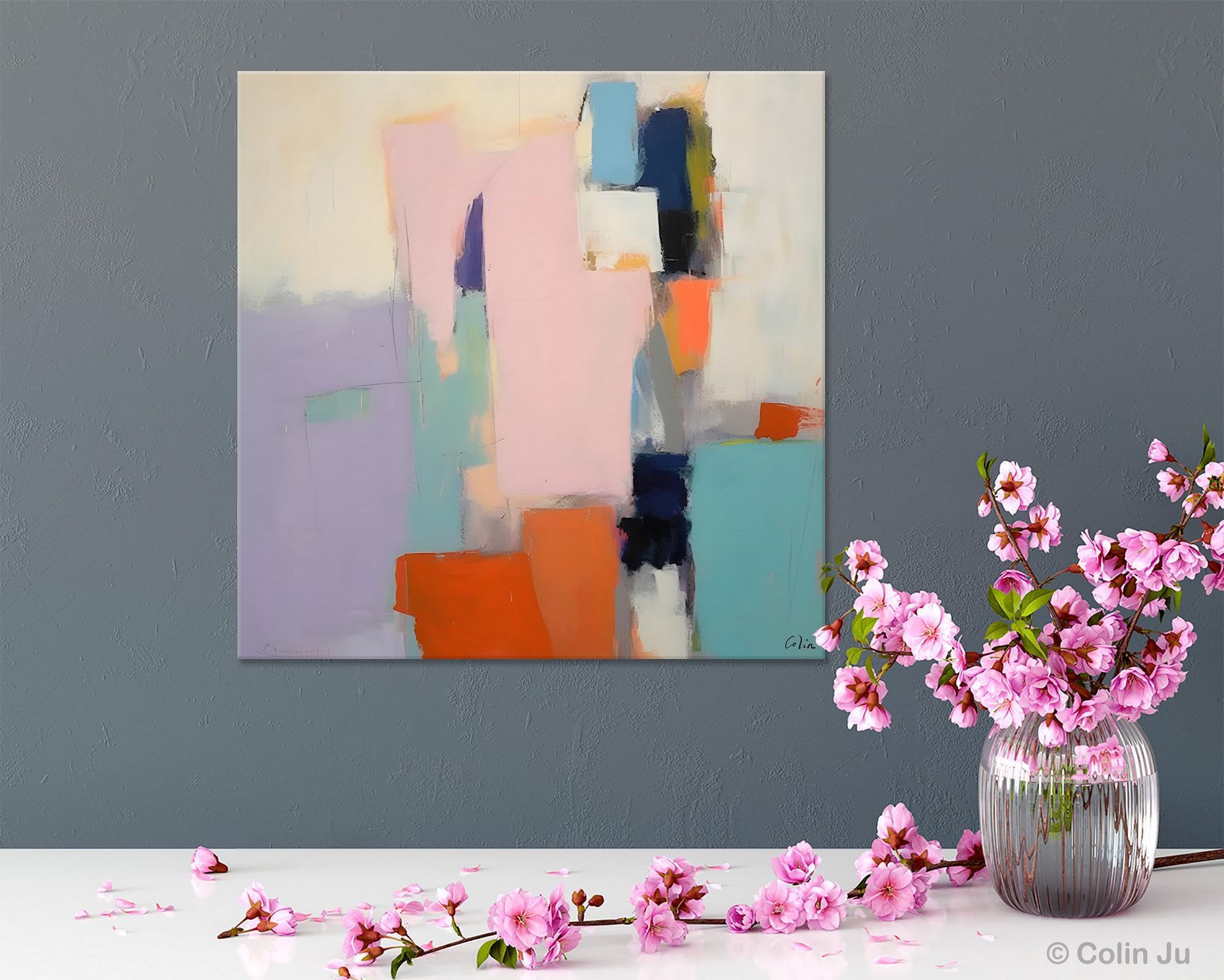 Modern Acrylic Paintings, Original Modern Paintings, Contemporary Canvas Art for Living Room, Extra Large Abstract Paintings on Canvas-LargePaintingArt.com