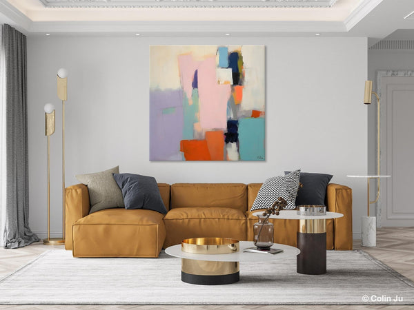 Modern Acrylic Paintings, Original Modern Paintings, Contemporary Canvas Art for Living Room, Extra Large Abstract Paintings on Canvas-LargePaintingArt.com