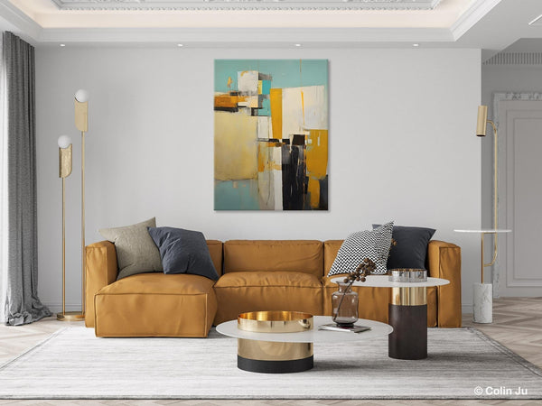 Large Modern Canvas Wall Art Paintings, Large Wall Art Paintings for Bedroom, Original Abstract Art, Hand Painted Acrylic Painting on Canvas-LargePaintingArt.com