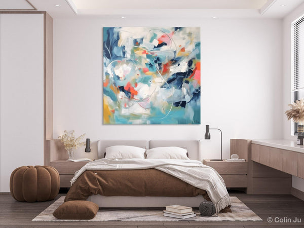 Modern Acrylic Art, Modern Original Abstract Art, Large Abstract Art for Bedroom, Simple Canvas Paintings for Sale, Contemporary Canvas Art-LargePaintingArt.com