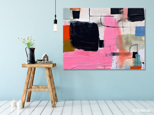 Contemporary Painting on Canvas, Extra Large Wall Art Paintings, Simple Canvas Art, Original Canvas Art for sale, Simple Abstract Paintings-LargePaintingArt.com