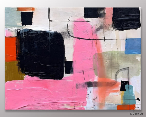 Contemporary Painting on Canvas, Extra Large Wall Art Paintings, Simple Canvas Art, Original Canvas Art for sale, Simple Abstract Paintings-LargePaintingArt.com