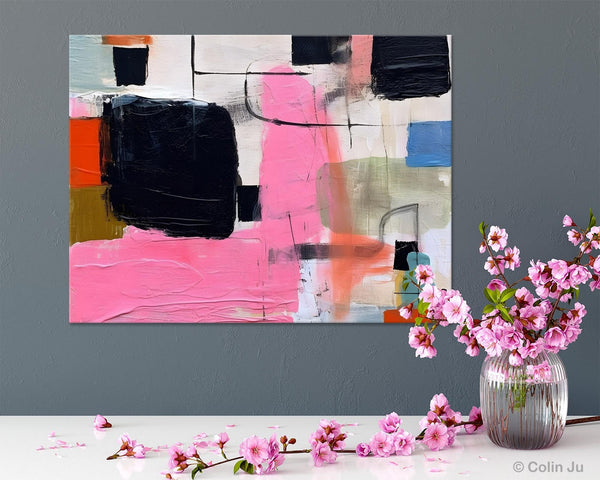 Contemporary Painting on Canvas, Extra Large Wall Art Paintings, Simple Canvas Art, Original Canvas Art for sale, Simple Abstract Paintings-LargePaintingArt.com