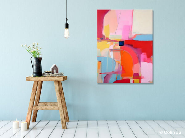 Contemporary Abstract Paintings on Canvas, Oversized Abstract Wall Art Paintings, Large Wall Paintings for Bedroom, Original Abstract Art-LargePaintingArt.com