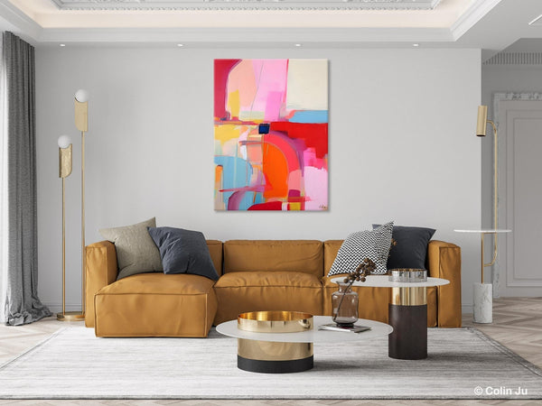 Contemporary Abstract Paintings on Canvas, Oversized Abstract Wall Art Paintings, Large Wall Paintings for Bedroom, Original Abstract Art-LargePaintingArt.com