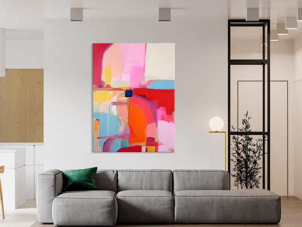Contemporary Abstract Paintings on Canvas, Oversized Abstract Wall Art Paintings, Large Wall Paintings for Bedroom, Original Abstract Art-LargePaintingArt.com