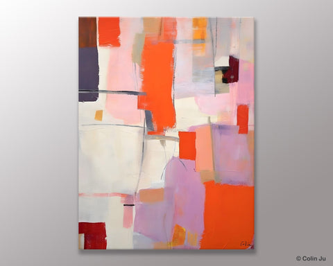 Large Modern Canvas Art for Dining Room, Simple Abstract Art, Large Original Wall Art Painting for Bedroom, Acrylic Paintings on Canvas-LargePaintingArt.com