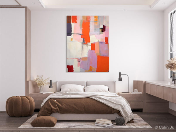 Large Modern Canvas Art for Dining Room, Simple Abstract Art, Large Original Wall Art Painting for Bedroom, Acrylic Paintings on Canvas-LargePaintingArt.com
