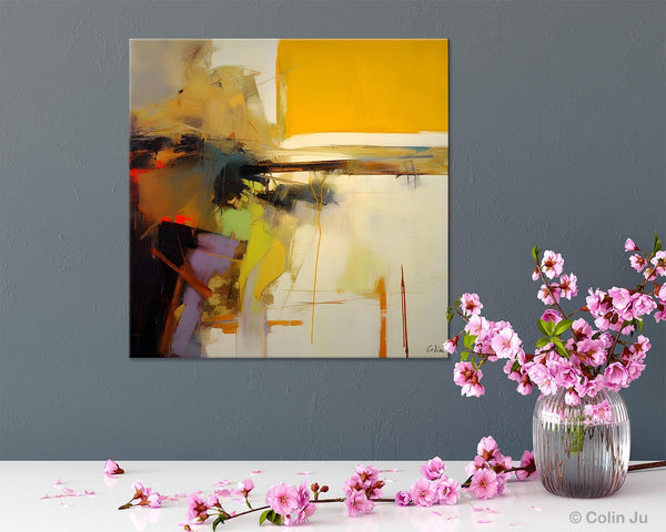Large Abstract Art for Bedroom, Modern Acrylic Art, Modern Original Abstract Art, Simple Canvas Paintings for Sale, Contemporary Canvas Art-LargePaintingArt.com