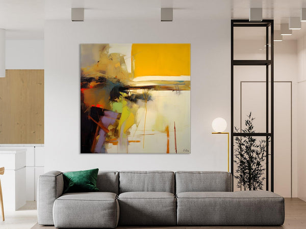 Large Abstract Art for Bedroom, Modern Acrylic Art, Modern Original Abstract Art, Simple Canvas Paintings for Sale, Contemporary Canvas Art-LargePaintingArt.com