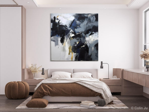 Simple Modern Acrylic Art, Modern Original Abstract Art, Large Abstract Art for Bedroom, Canvas Paintings for Sale, Contemporary Canvas Art-LargePaintingArt.com