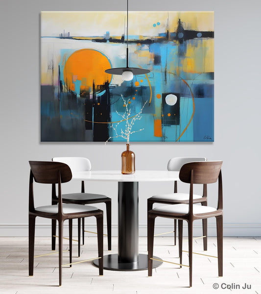 Oversized Canvas Wall Art Paintings, Original Modern Artwork, Large Abstract Painting for Bedroom, Contemporary Acrylic Painting on Canvas-LargePaintingArt.com