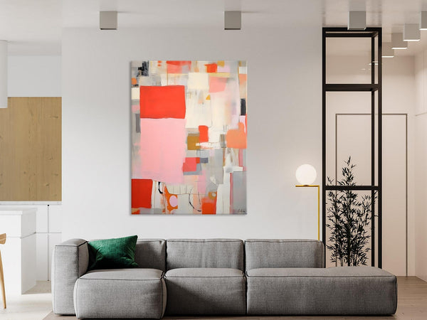 Original Wall Art Paintings, Large Paintings for Sale, Large Modern Canvas Art for Bedroom, Hand Painted Canvas Art, Acrylic Art on Canvas-LargePaintingArt.com