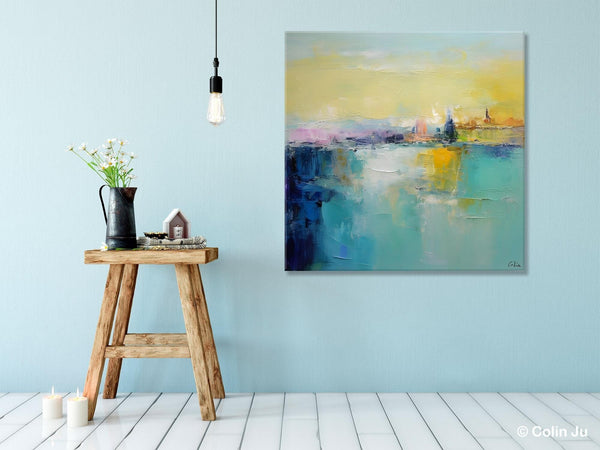 Modern Canvas Paintings, Contemporary Canvas Art, Original Modern Wall Art, Modern Acrylic Artwork, Large Abstract Painting for Bedroom-LargePaintingArt.com