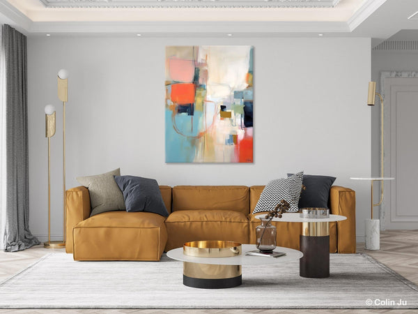 Large Wall Paintings for Bedroom, Original Abstract Art, Contemporary Abstract Paintings on Canvas, Oversized Abstract Wall Art Paintings-LargePaintingArt.com