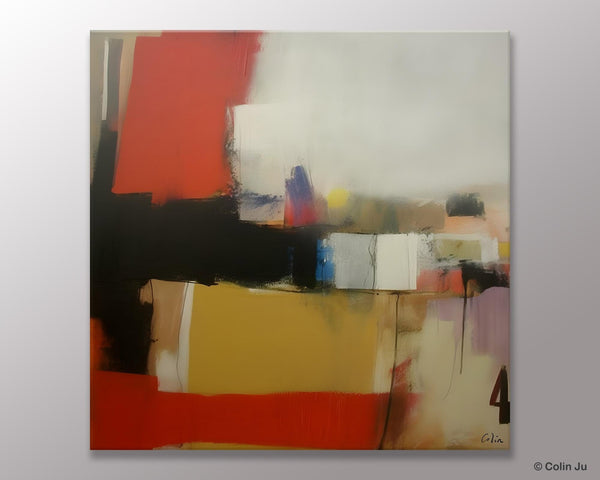 Modern Original Abstract Art, Canvas Paintings for Sale, Large Wall Art for Bedroom, Geometric Modern Acrylic Art, Contemporary Canvas Art-LargePaintingArt.com