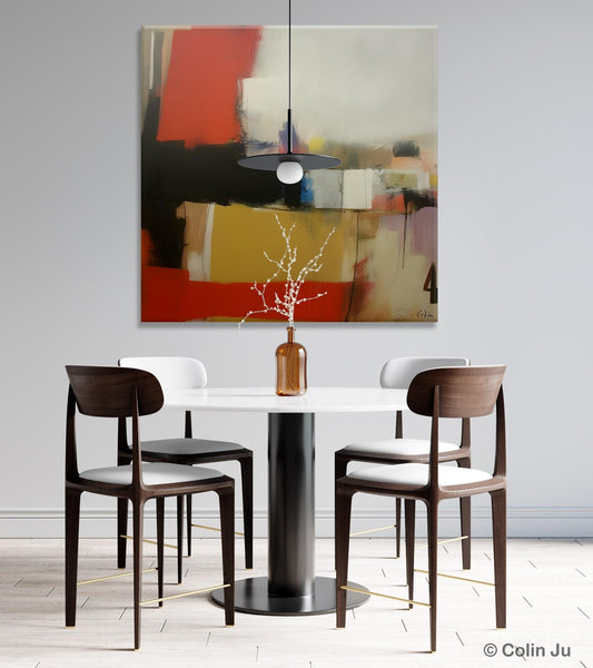 Modern Original Abstract Art, Canvas Paintings for Sale, Large Wall Art for Bedroom, Geometric Modern Acrylic Art, Contemporary Canvas Art-LargePaintingArt.com
