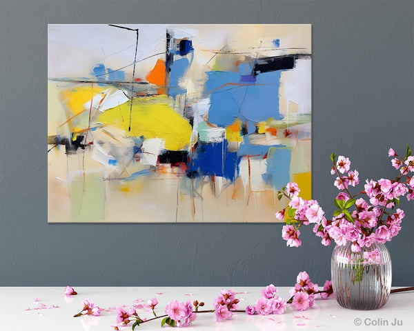 Large Canvas Art for Sale, Original Abstract Art Paintings, Hand Painted Canvas Art, Acrylic Painting on Canvas, Large Painting for Bedroom-LargePaintingArt.com