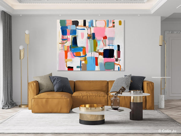 Large Wall Art Ideas for Living Room, Hand Painted Canvas Art, Oversized Canvas Paintings, Original Abstract Art, Contemporary Acrylic Art-LargePaintingArt.com