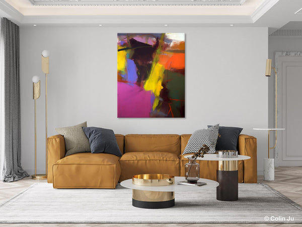 Abstract Paintings for Sale, Modern Wall Art for Living Room, Contemporary Acrylic Paintings, Original Abstract Art, Abstract Art on Canvas-LargePaintingArt.com