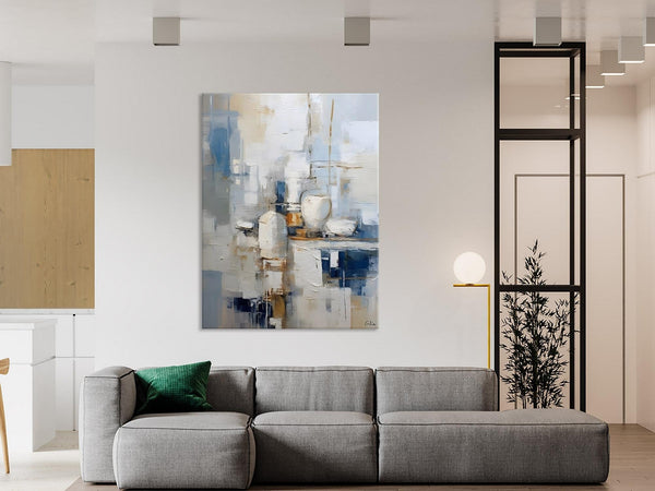 Oversized Contemporary Acrylic Paintings, Modern Abstract Paintings, Original Canvas Wall Art, Extra Large Canvas Painting for Living Room-LargePaintingArt.com