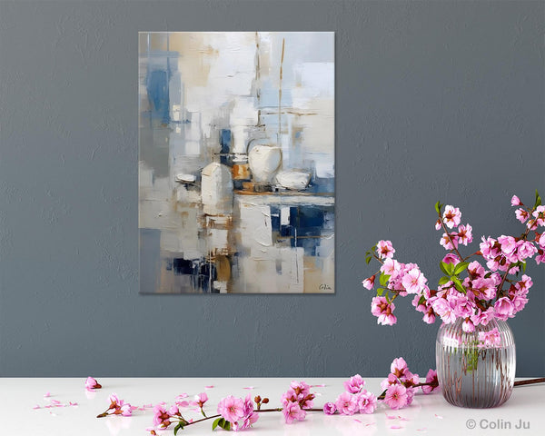Oversized Contemporary Acrylic Paintings, Modern Abstract Paintings, Original Canvas Wall Art, Extra Large Canvas Painting for Living Room-LargePaintingArt.com