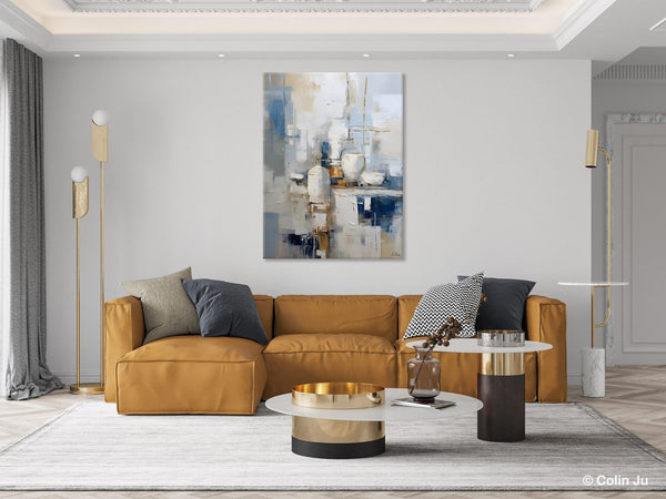 Oversized Contemporary Acrylic Paintings, Modern Abstract Paintings, Original Canvas Wall Art, Extra Large Canvas Painting for Living Room-LargePaintingArt.com