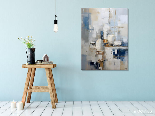 Oversized Contemporary Acrylic Paintings, Modern Abstract Paintings, Original Canvas Wall Art, Extra Large Canvas Painting for Living Room-LargePaintingArt.com