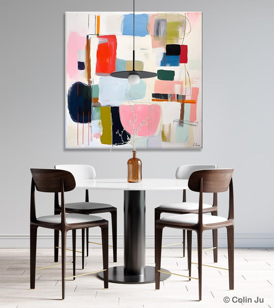 Modern Canvas Paintings, Large Abstract Painting for Bedroom, Original Abstract Wall Art, Modern Acrylic Artwork, Contemporary Canvas Art-LargePaintingArt.com
