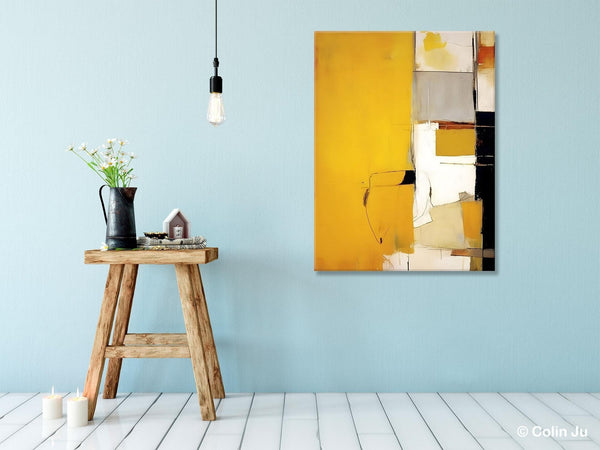 Original Canvas Artwork, Large Wall Art Painting for Dining Room, Oversized Abstract Art Paintings, Contemporary Acrylic Painting on Canvas-LargePaintingArt.com