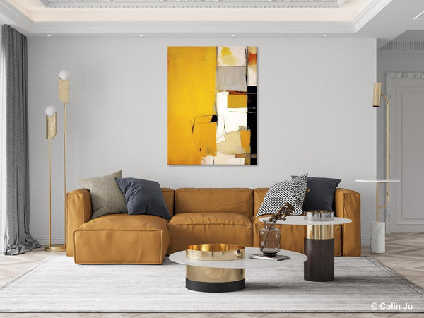 Original Canvas Artwork, Large Wall Art Painting for Dining Room, Oversized Abstract Art Paintings, Contemporary Acrylic Painting on Canvas-LargePaintingArt.com
