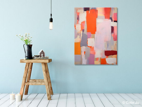 Abstract Wall Paintings, Heavy Texture Canvas Art, Large Contemporary Wall Art, Extra Large Paintings for Bedroom, Original Modern Painting-LargePaintingArt.com
