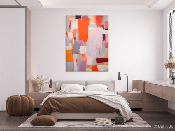 Abstract Wall Paintings, Heavy Texture Canvas Art, Large Contemporary Wall Art, Extra Large Paintings for Bedroom, Original Modern Painting-LargePaintingArt.com