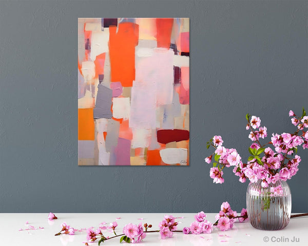 Abstract Wall Paintings, Heavy Texture Canvas Art, Large Contemporary Wall Art, Extra Large Paintings for Bedroom, Original Modern Painting-LargePaintingArt.com