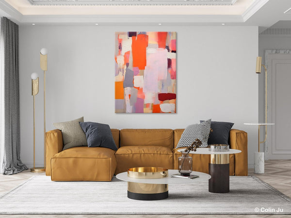 Abstract Wall Paintings, Heavy Texture Canvas Art, Large Contemporary Wall Art, Extra Large Paintings for Bedroom, Original Modern Painting-LargePaintingArt.com