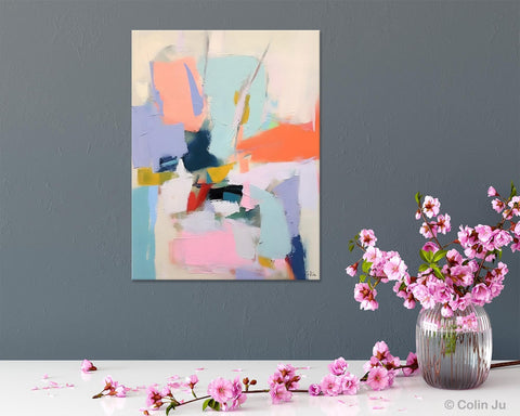 Original Artowrk, Abstract Wall Paintings, Hand Painted Canvas Art, Extra Large Paintings for Dining Room, Contemporary Wall Art Paintings-LargePaintingArt.com