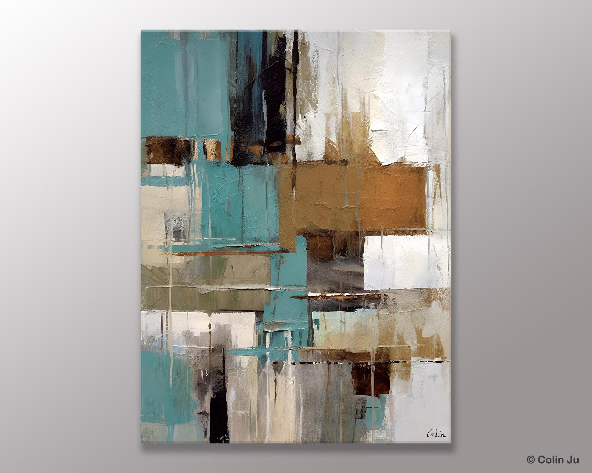Large Paintings for Sale, Large Modern Canvas Art for Bedroom, Original Wall Art Paintings, Hand Painted Canvas Art, Acrylic Art on Canvas-LargePaintingArt.com