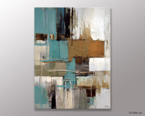 Large Paintings for Sale, Large Modern Canvas Art for Bedroom, Original Wall Art Paintings, Hand Painted Canvas Art, Acrylic Art on Canvas-LargePaintingArt.com