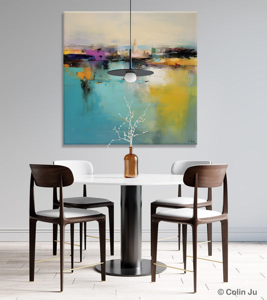Large Abstract Painting for Bedroom, Modern Acrylic Paintings, Original Modern Wall Art Paintings, Oversized Contemporary Canvas Paintings-LargePaintingArt.com